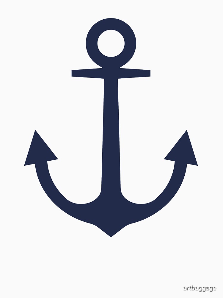 Anchor | Woman Sea T-shirt | Sargassa Sea Color by artbaggage