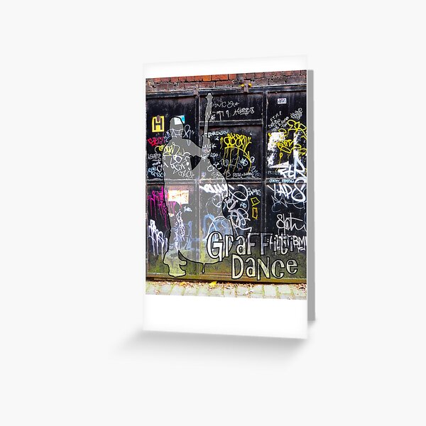 Graffiti Dance Greeting Card