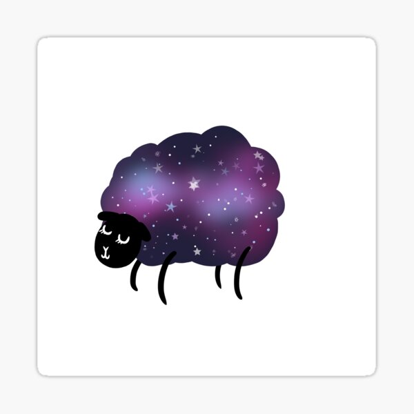 Galaxy Sheep Sticker