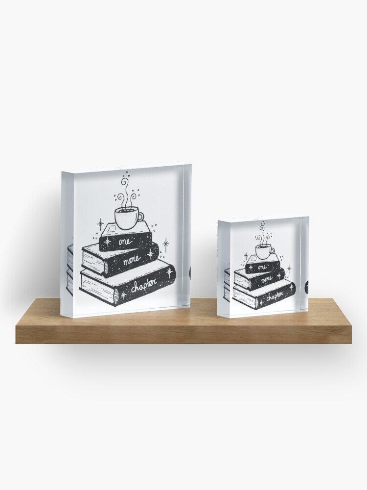 Alternate view of One More Chapter Acrylic Block