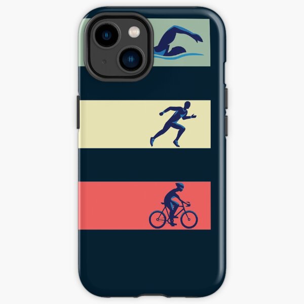 Tee-shirt Vintage Swim Bike Run Triathlon Tee Shirt Coque antichoc iPhone