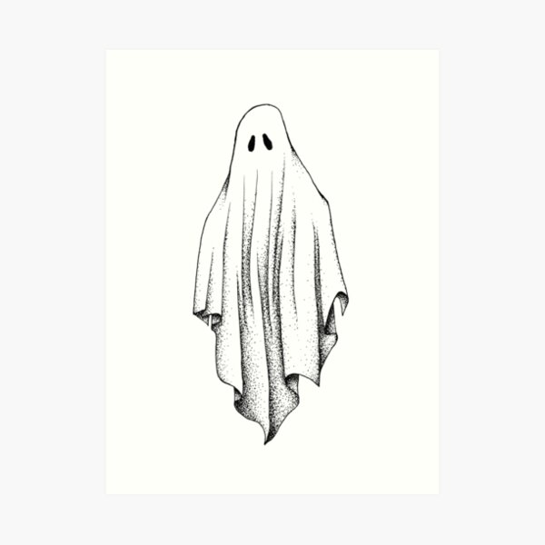 Ghost Drawing - How To Draw A Ghost Step By Step