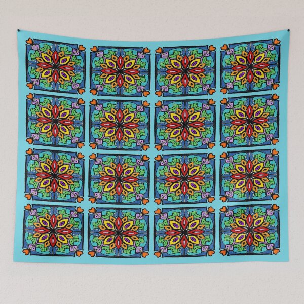 Item preview, Modern Mandala Ink Blot designed and sold by Elsy's Art.