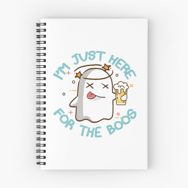Item preview, Halloween Drinking Shirt I'm Just Here For The Boos Ghost designed and sold by festivalshirt.