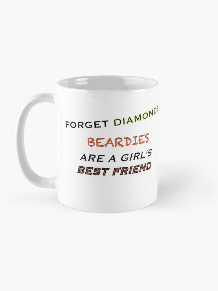 Alternate view of Forget Diamonds - Beardies Are A Girls Best Friend Mug