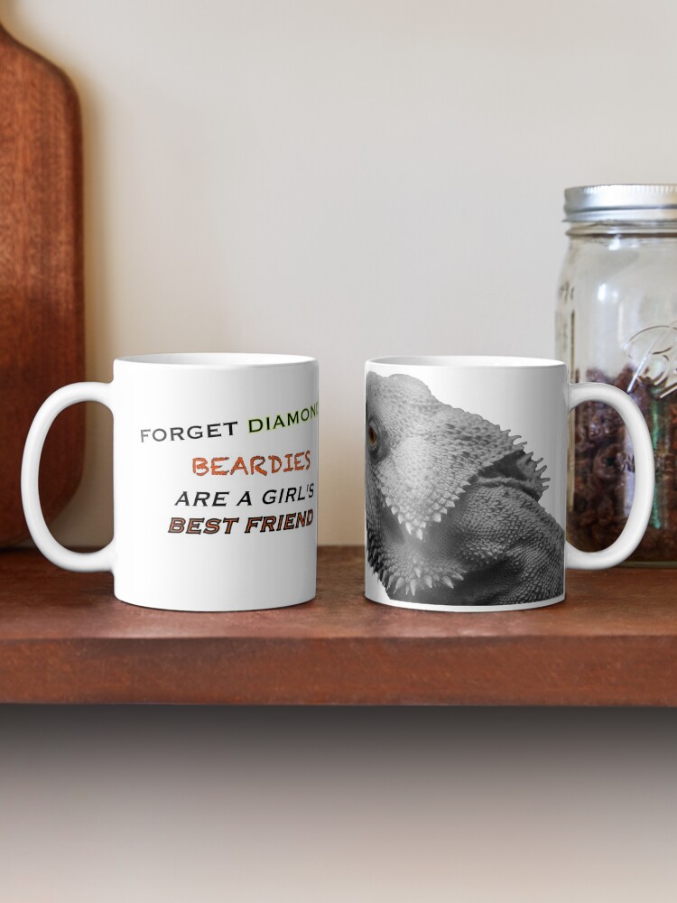 Alternate view of Forget Diamonds - Beardies Are A Girls Best Friend Mug