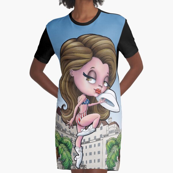 Total Babesville Myra Cover Art Graphic T-Shirt Dress