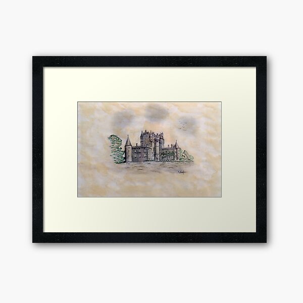 Glamis castle Framed Art Print