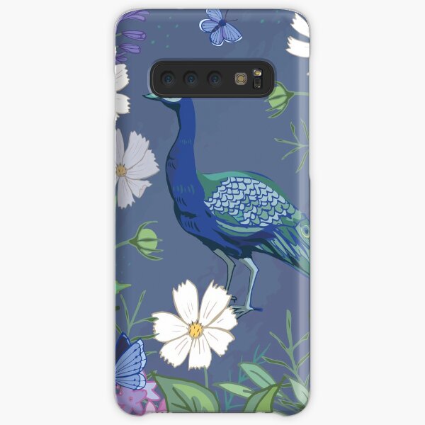 Peacock in a botanical garden Samsung Galaxy Snap Case