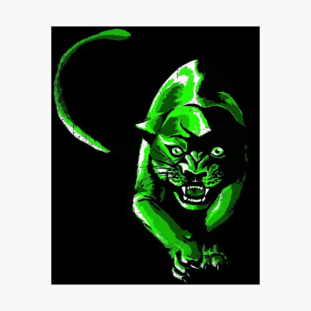 Poison green panther Poster by Skady666 | Redbubble