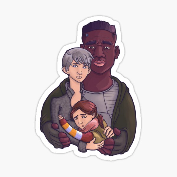 Detroit: Become Human - Kara & Alice & Luther Sticker