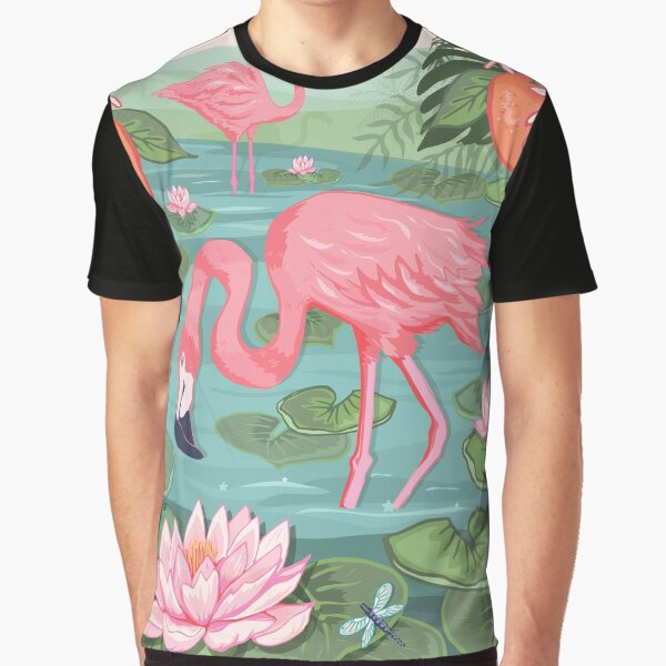 Flamingo Grove Graphic T-Shirt