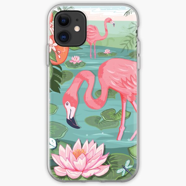 Flamingo Grove iPhone Soft Case