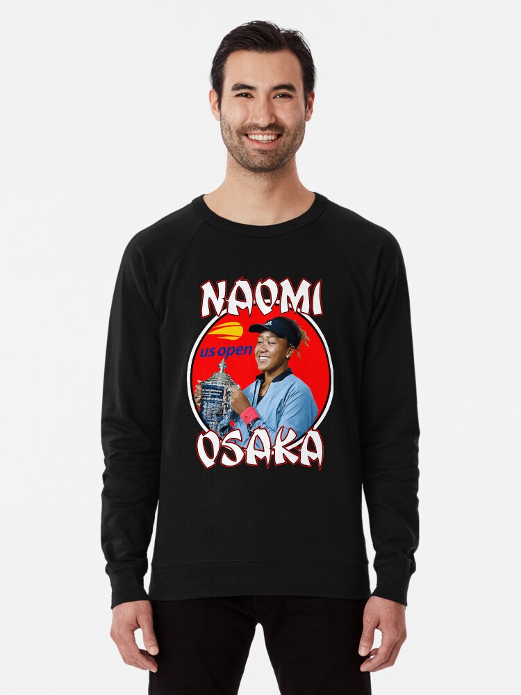 Naomi Osaka Japan Us Tennis T Shirt Lightweight Sweatshirt By Summerflowers10 Redbubble