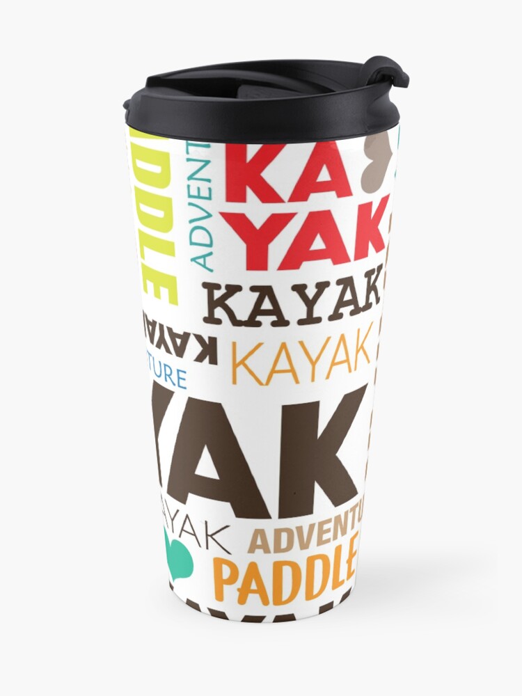"Kayak Novelty Gifts I Love Kayak Gifts & Merchandise" Travel Coffee
