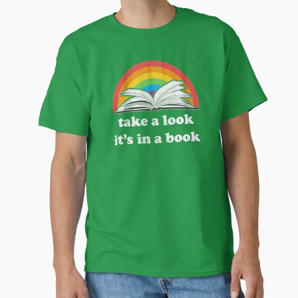 Item preview, Take a look, its in a book - Retro inspired Reading Rainbow designed and sold by KellyDesignCo.