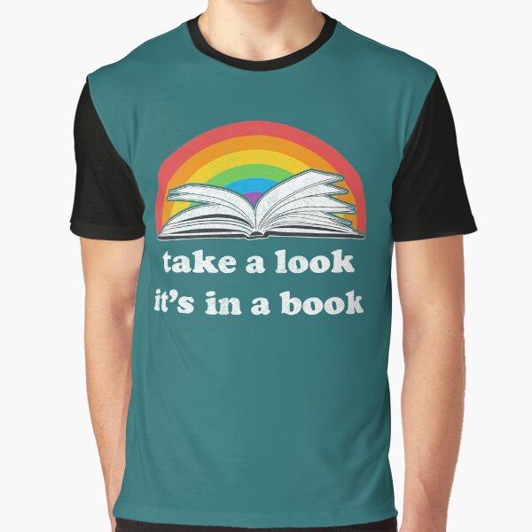 Item preview, Take a look, its in a book - Retro inspired Reading Rainbow designed and sold by KellyDesignCo.