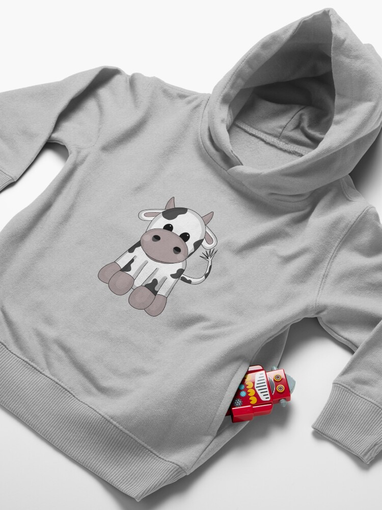 Alternate view of Cuddly Cow Toddler Pullover Hoodie