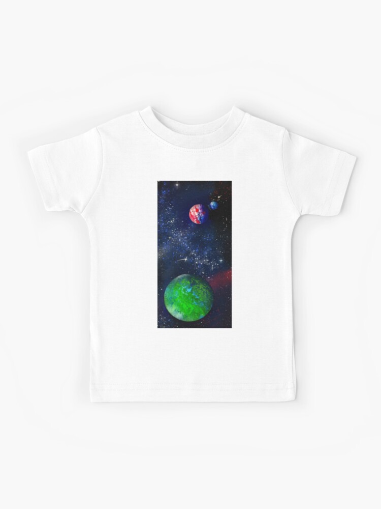 galaxy paint t shirt