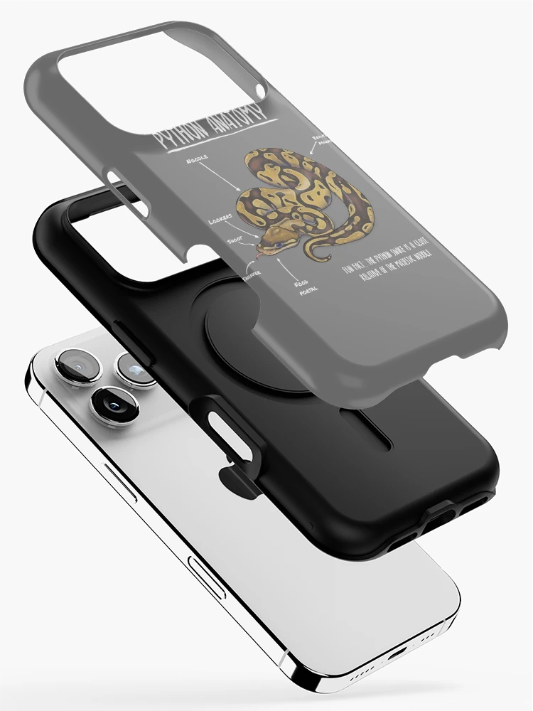 Thumbnail 2 of 4, iPhone Case, Python anatomy designed and sold by Art by RK (prev. AnimalArtist).