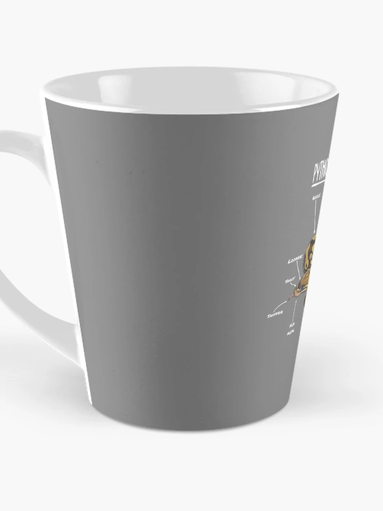 Thumbnail 3 of 4, Coffee Mug, Python anatomy designed and sold by Art by RK (prev. AnimalArtist).