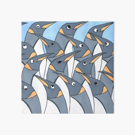Plod of the Penguins Art Board Print
