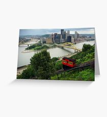 Pittsburgh Duquense Incline Greeting Card