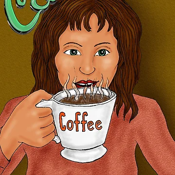 Artwork thumbnail, Coffee by DarkRubyMoon