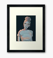 Blue Babe Framed Print