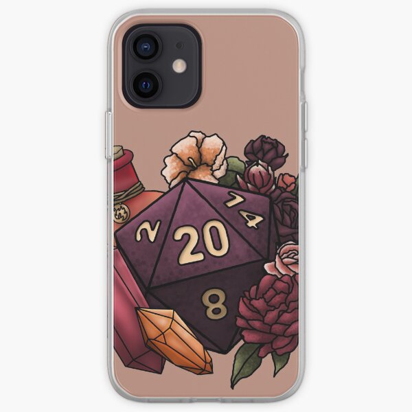 Sorcerer Class D20 - Tabletop Gaming Dice iPhone Soft Case