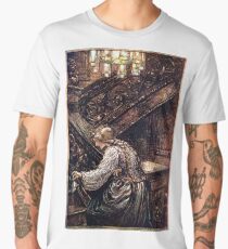 The Frog Prince - Brothers Grimm - Arthu Rackham Men's Premium T-Shirt