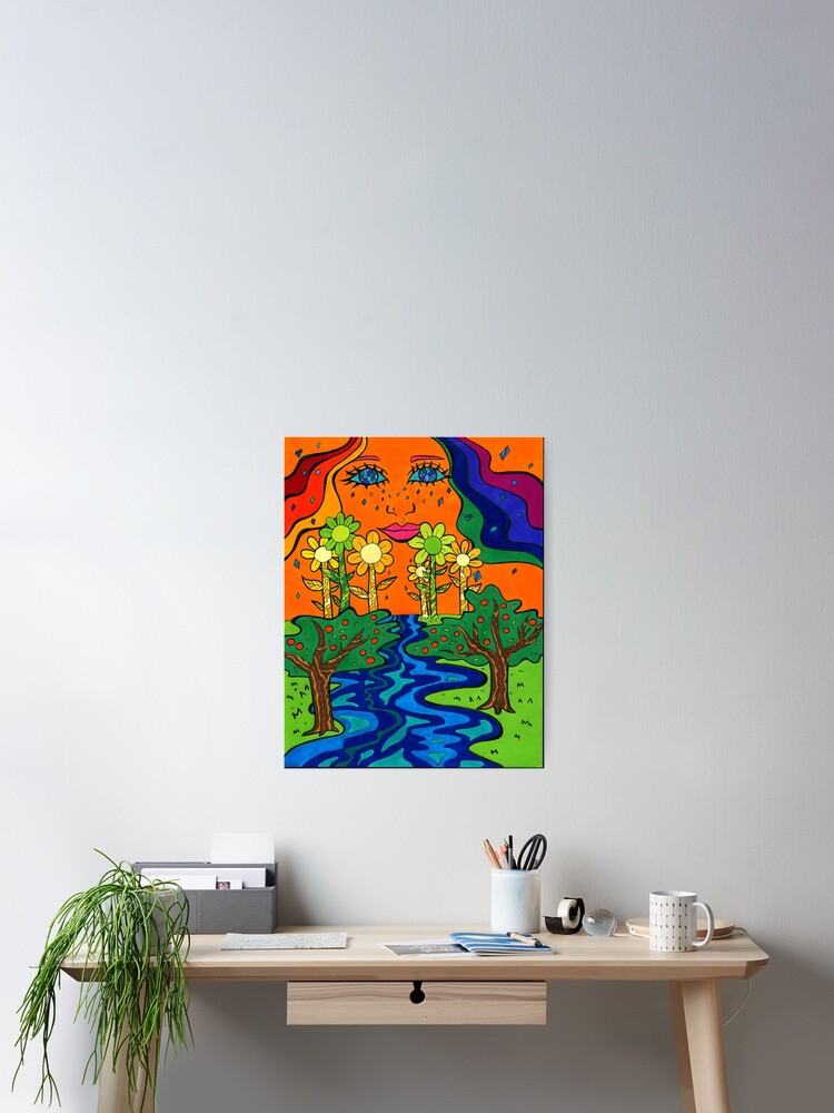 Thumbnail 2 of 3, Poster, Lucy in the Sky With Diamonds designed and sold by artbychloelynch.