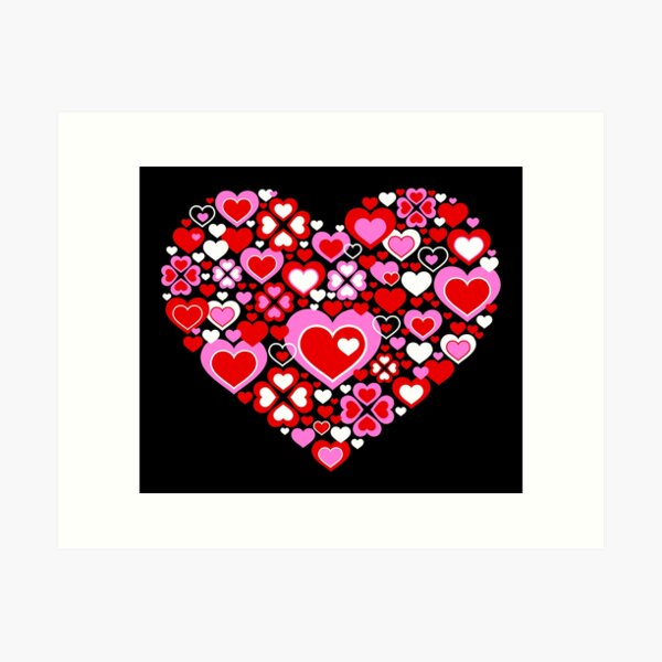 Item preview, Hearts love valentines day designed and sold by Helen-Storm.