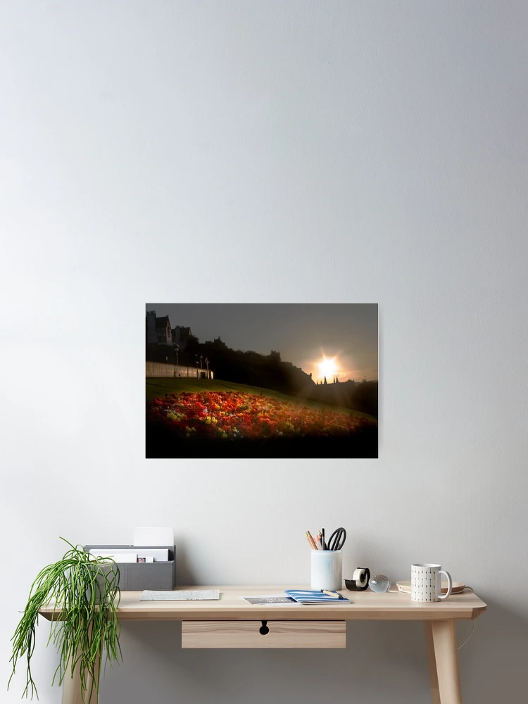 Thumbnail 2 of 3, Poster, Edinburgh Sunset designed and sold by Chris Clark.