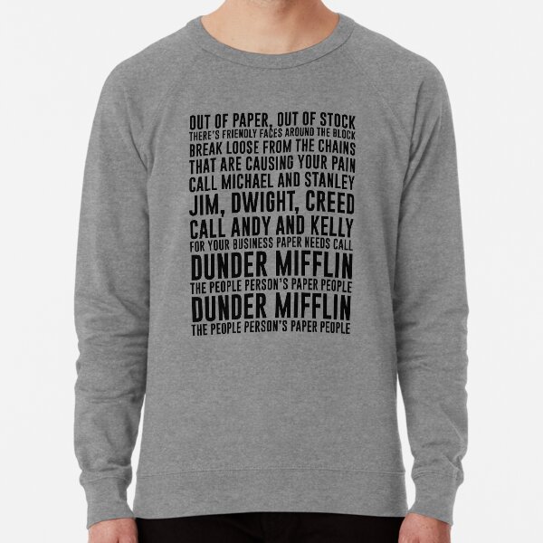 dunder mifflin sweatshirt