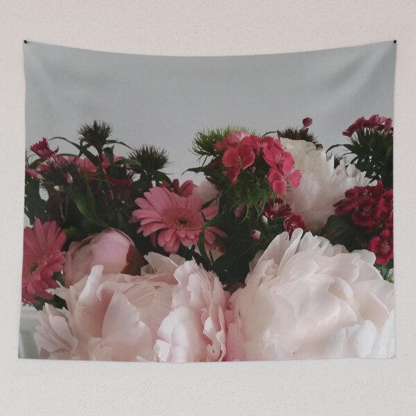 Item preview, Floral Fun - A romantic soft pink peony bouquet designed and sold by ellenhenry.
