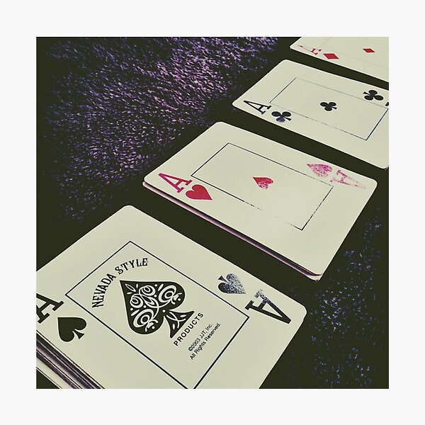 Cards Photographic Print