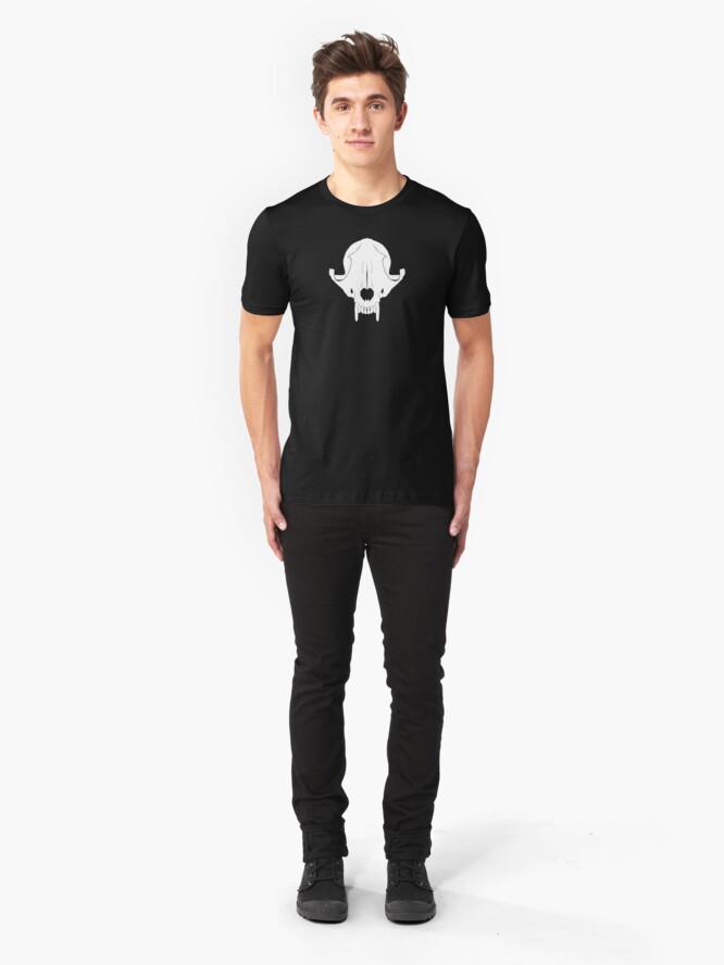 Alternate view of Fox Skull Slim Fit T-Shirt