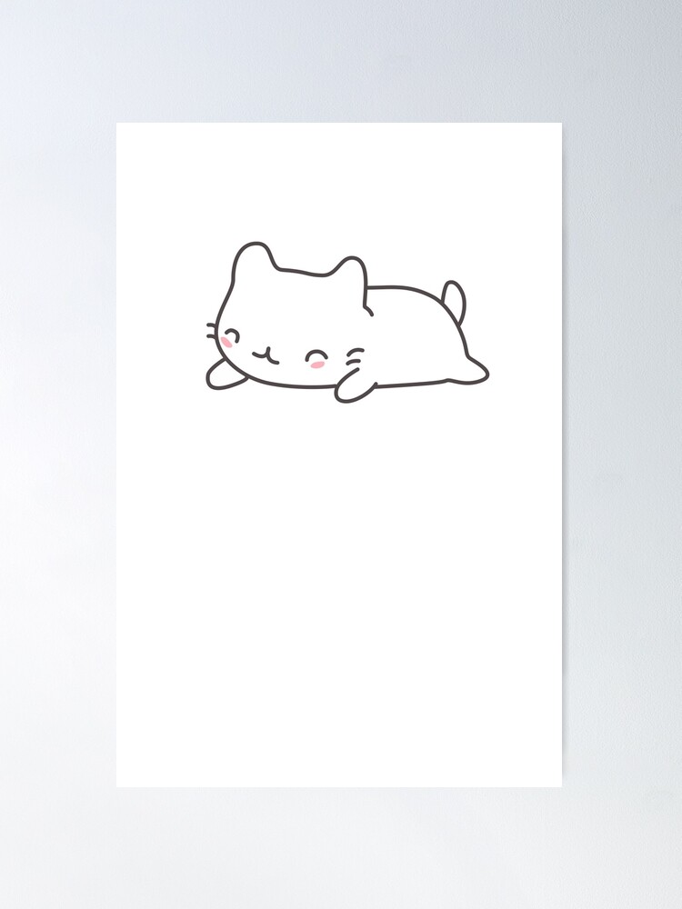 Angry Cat Line Drawing Design' Organic Baseball Cap