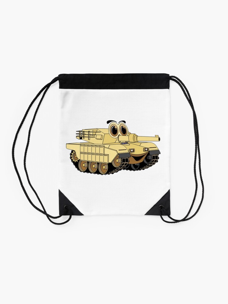 Military Tank Cartoon | Drawstring Bag