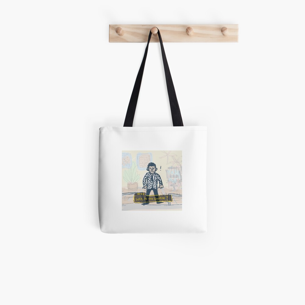 Vista previa del artículo con la obra «Bolsa estampada de tela», diseñado y vendido por b0ykult.