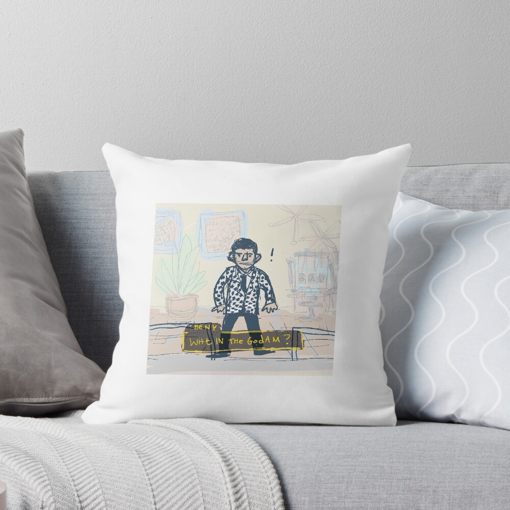 Vista previa del artículo con la obra «Cojín», diseñado y vendido por b0ykult.