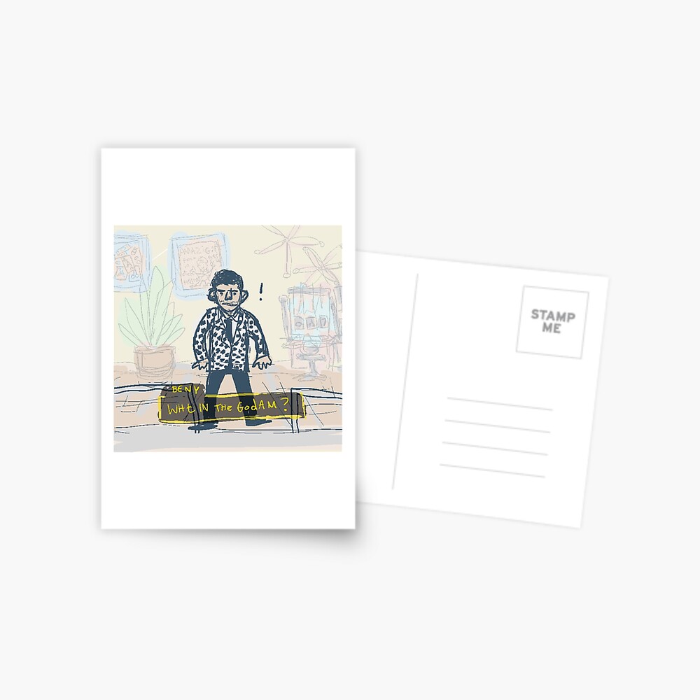 Vista previa del artículo con la obra «Postal», diseñado y vendido por b0ykult.