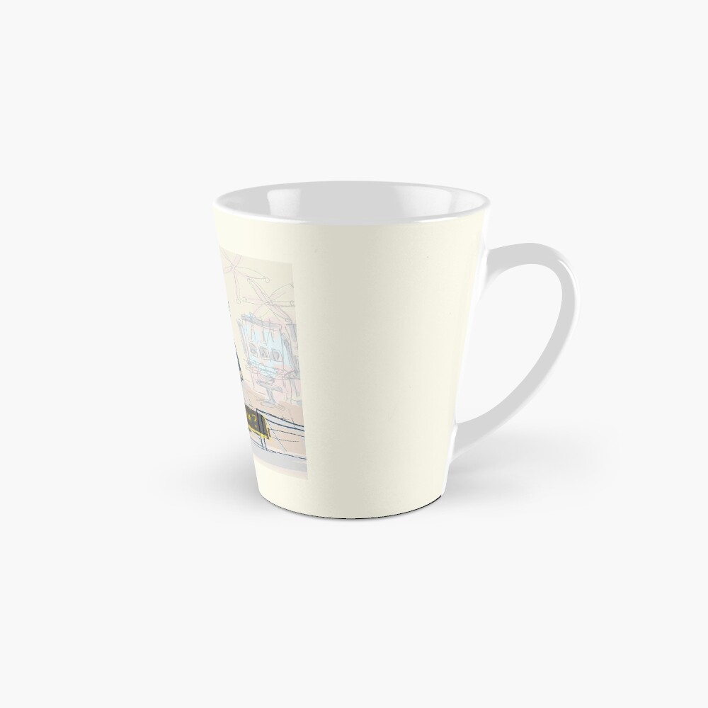 Vista previa del artículo con la obra «Taza cónica», diseñado y vendido por b0ykult.