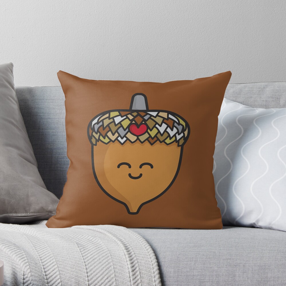 Acorn pillow / Autumn pillow / Fall cushion / nature