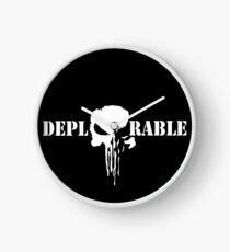 DEPLORABLE Clock