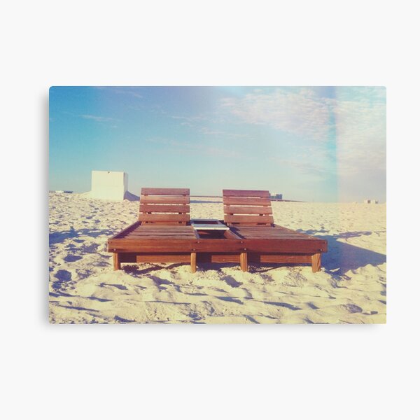 Beach Chairs Canvas Print