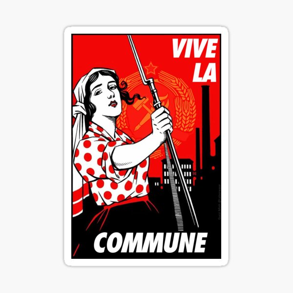 Vive la Commune! Sticker