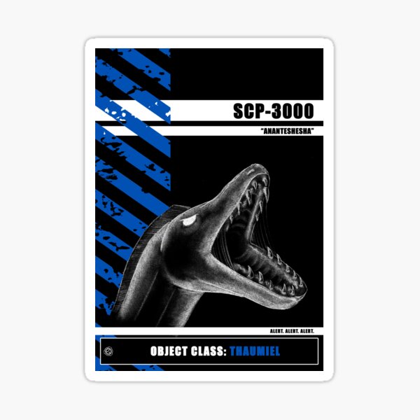 SCP-3000 - Scp - Sticker