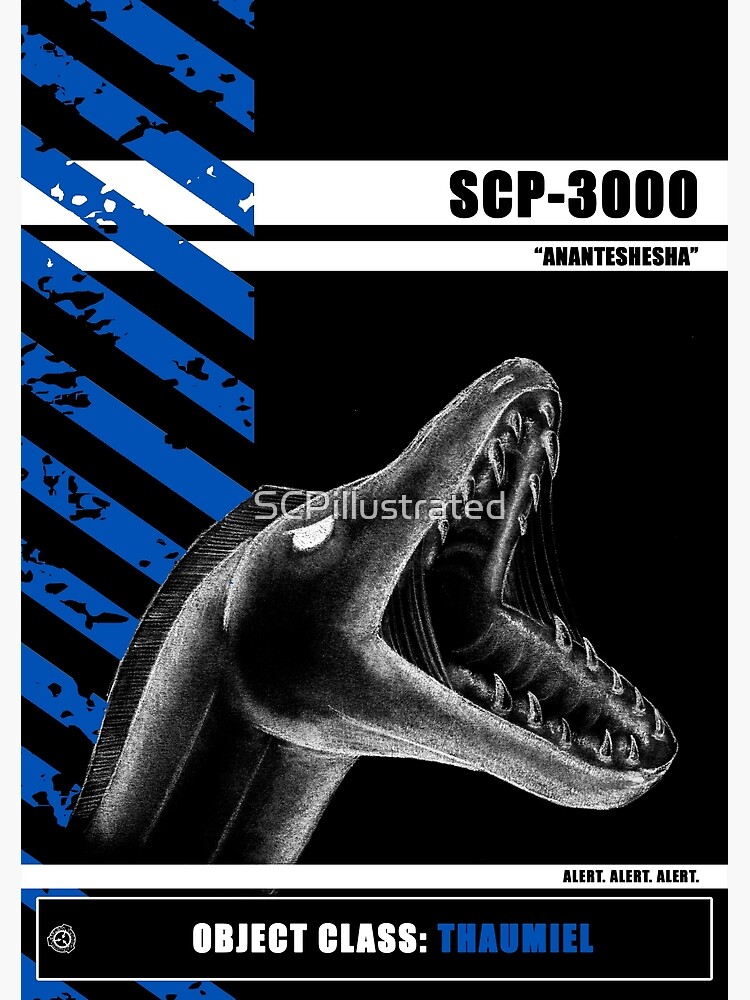 SCP-3000 “ANANTESHESHA” Postcard for Sale by SCPillustrated